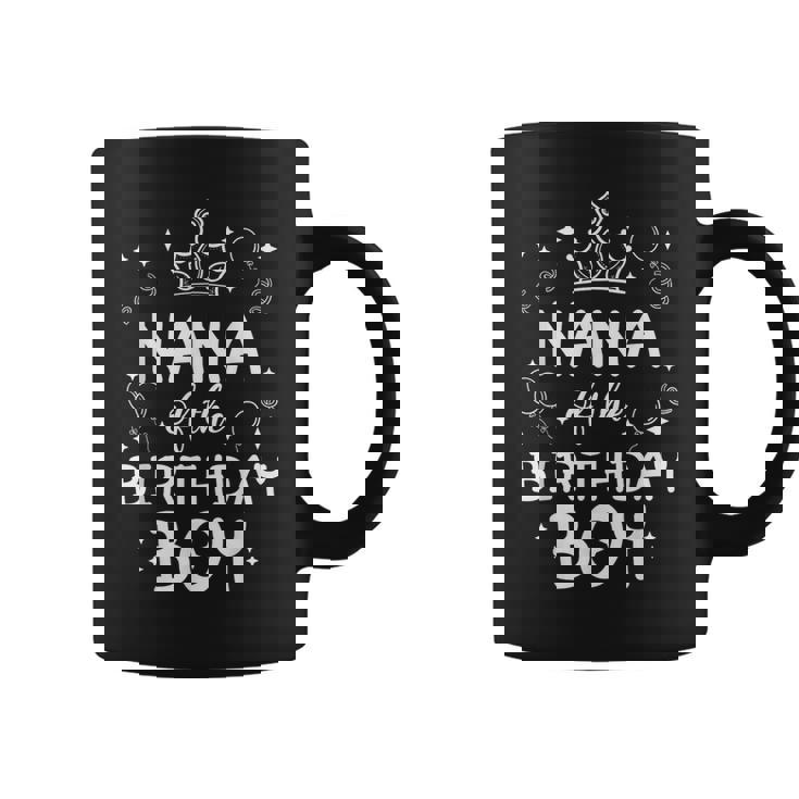 Nana Of The Birthday Boy Cool Matching Family B-Day Coffee Mug