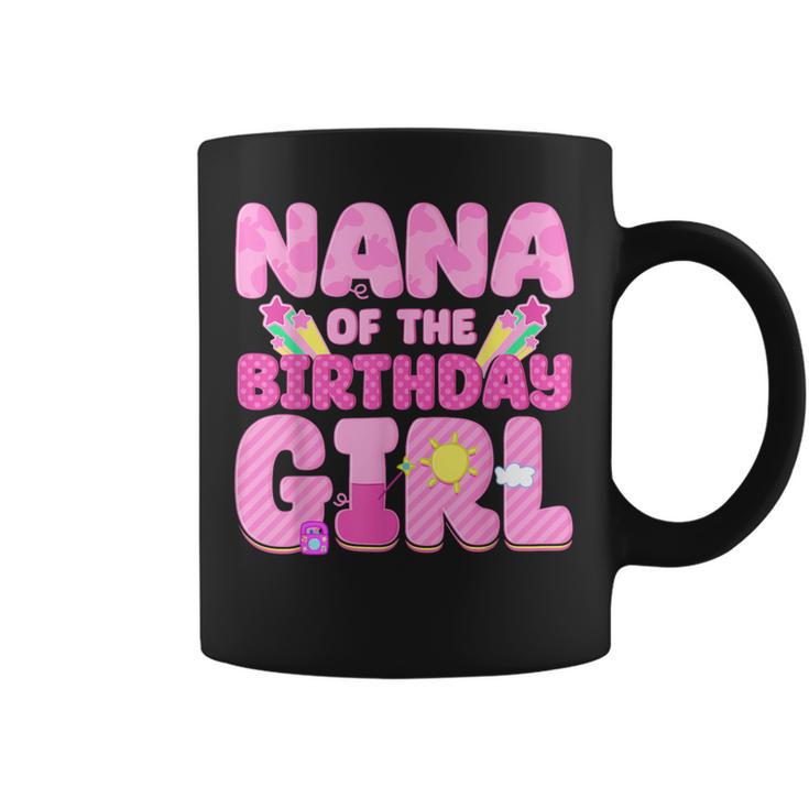 Nana Of The Birthday Girl Pig Family Party Decorations Coffee Mug