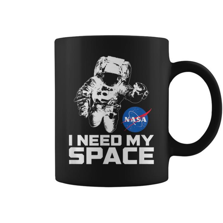 Nasa Logo I Need My Space With Astronaut Tassen