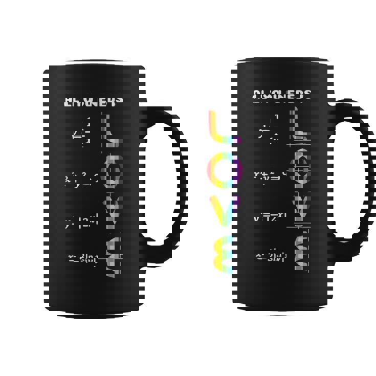 All You Need Is a Love Of LGBT Maths Pride Month Graphic Print Coffee Mug
