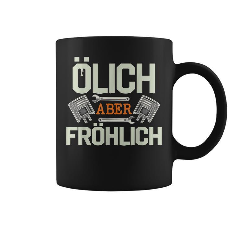 Olich Aber Fröhlich Oil Mechanic Car Screwdriver Tassen