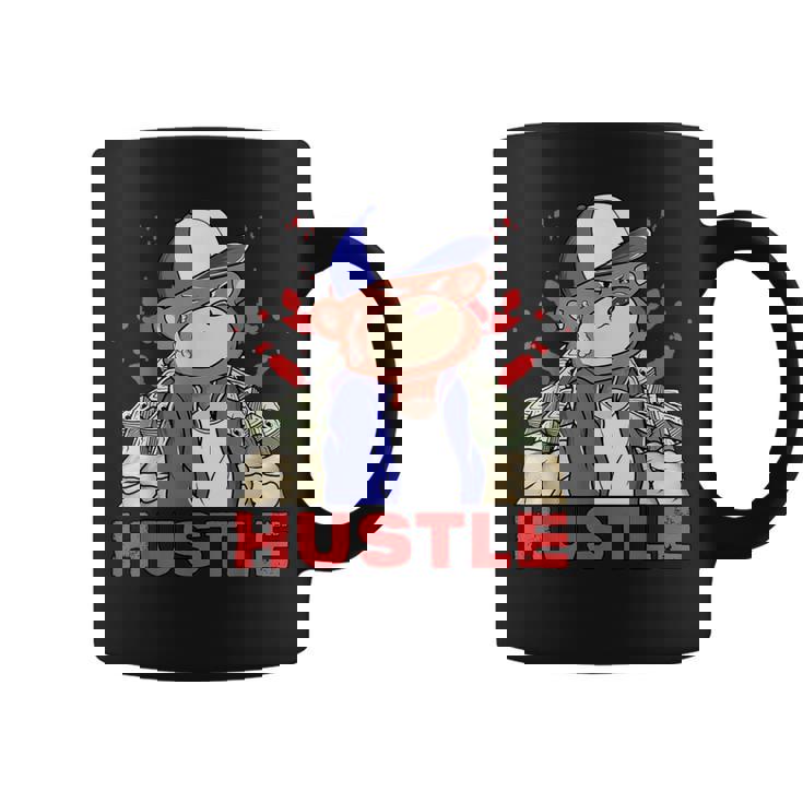 Ours En Peluche Hustle Hard Hard Hard Hard Entrepreneur Tasse