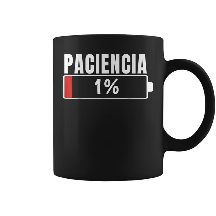 Paciencia At 1 Regalo Divertido Cumpleaños Pijama Parejas Taza de café