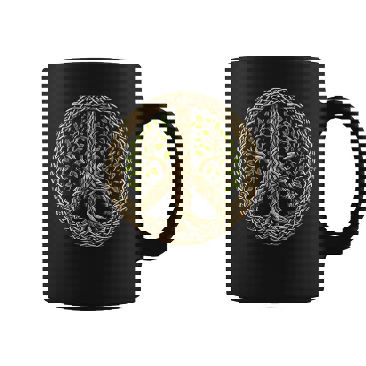Peace Sign Tree Lover Nature Hippie Graphic Print Coffee Mug