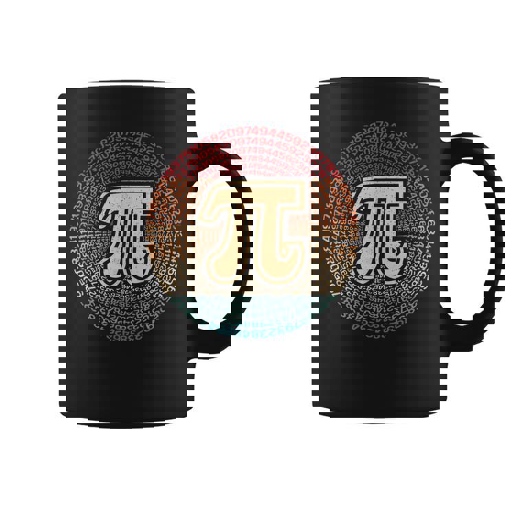 Pi Day Math Teacher Student 314 Retro Graphic Print Coffee Mug