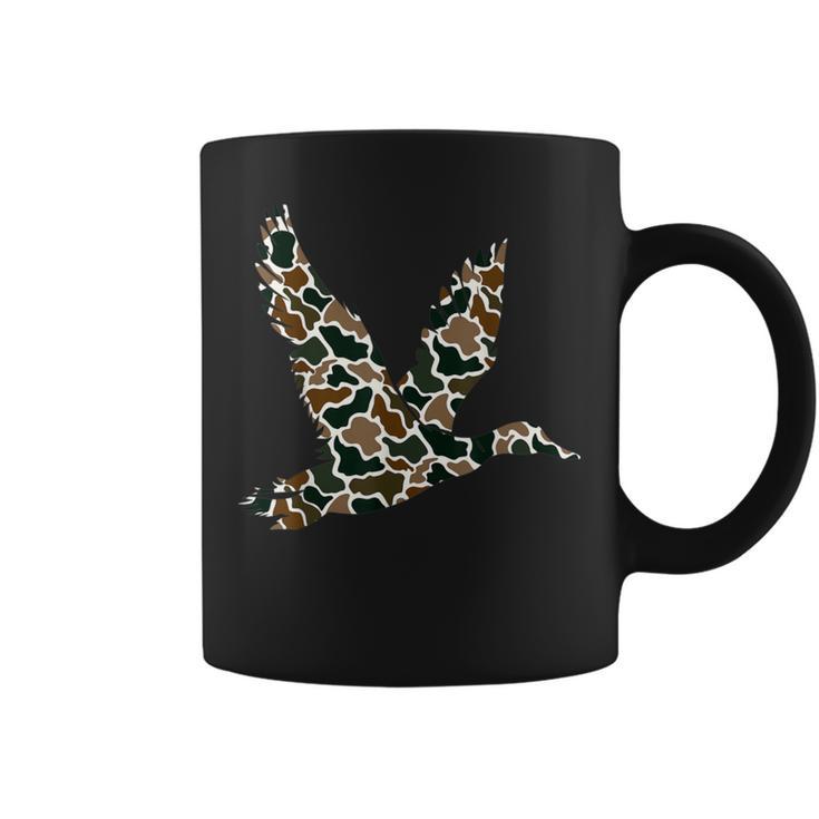Pink Camo Duck Hunting Old School Camouflage Hunters Coffee Mug