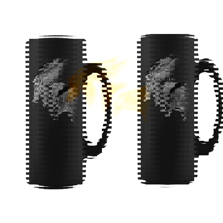 Pintura Rupestre Prehistórica De Cuatro Caballos De Chauvet Taza de café