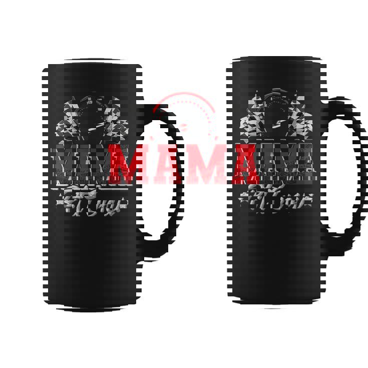 Pit Crew Race Car Racing Mama Family Birthday Party Coffee Mug