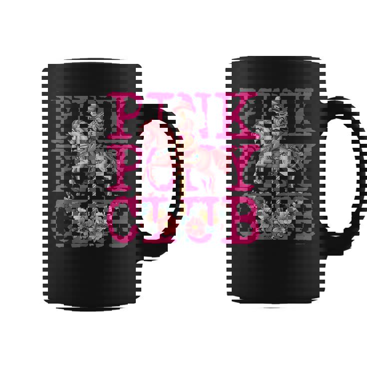 Pony And Heels Lover Pink Girls Clubs Cowgirl Coffee Mug