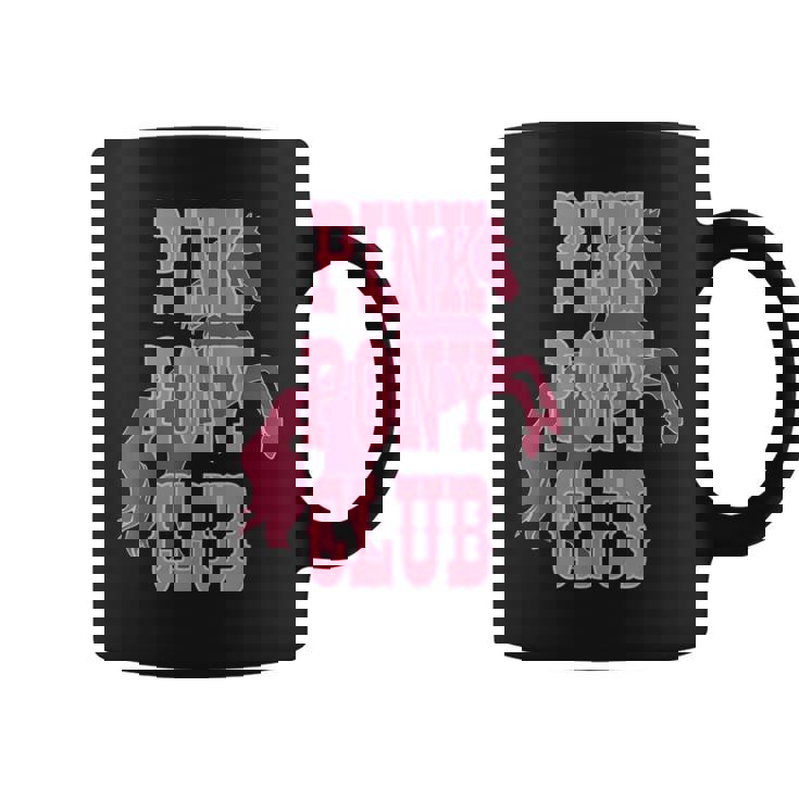 Pony And Heels Lover Pink Girls Clubs Disco Birthday Cowgirl Coffee Mug