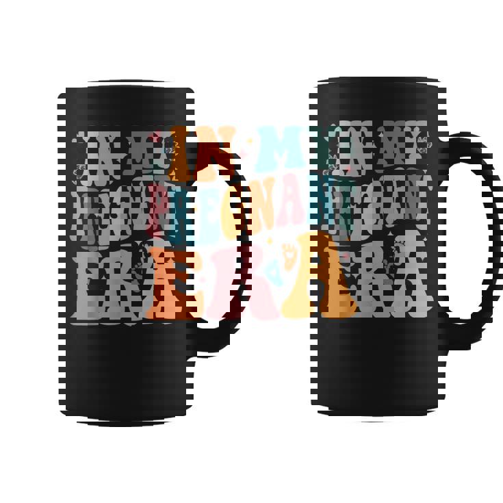 In My Pregnant Era Pregnancy Reveal Pregnancy Announcement Coffee Mug