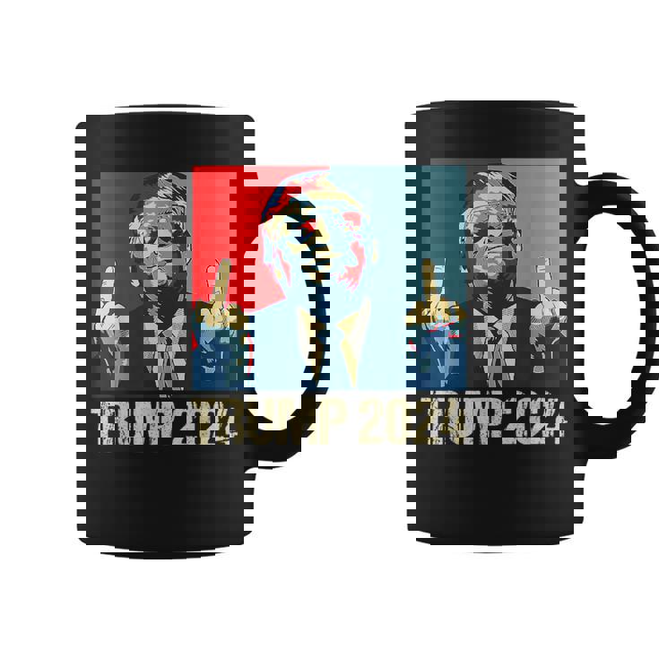 Pro Trump 2024 I'll Be Back Póster De Partidarios Republicanos Taza de café