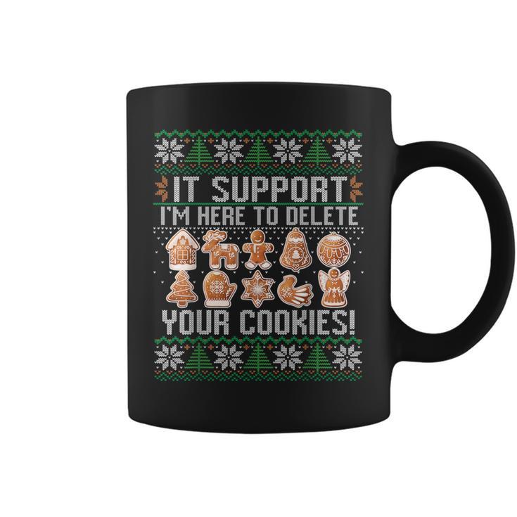 It Programmer Cookies I Ugly Christmas Jumper Tassen