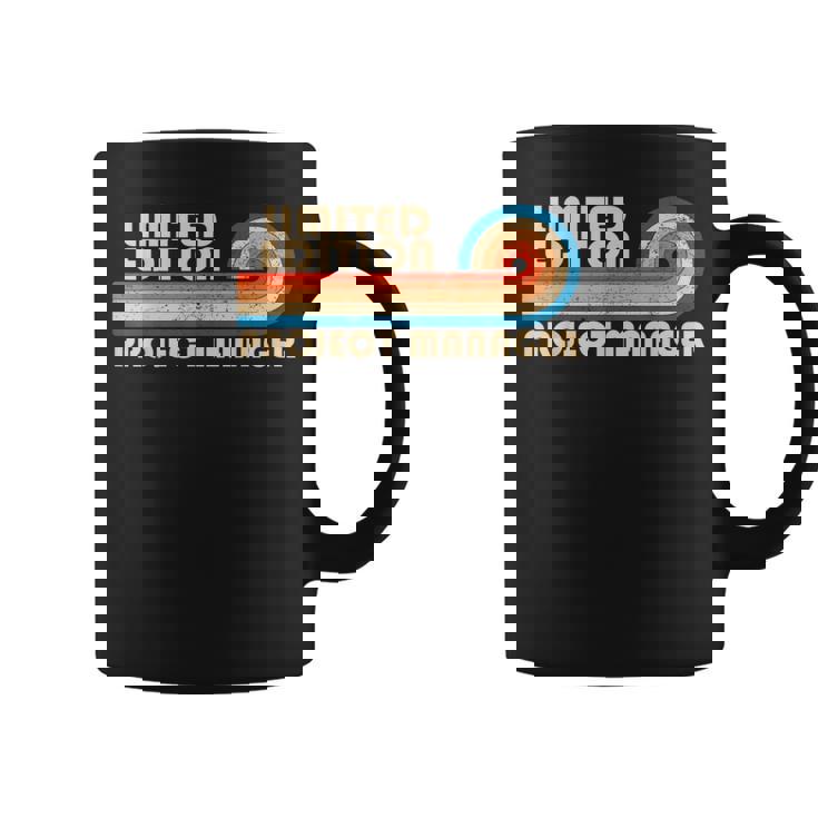 Project Manager Job Title Profession Birthday Worker Taza de café