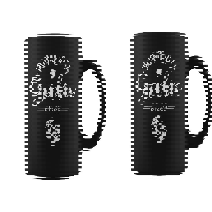 Promoted To Grandma Est 2025 For New Baby Coffee Mug