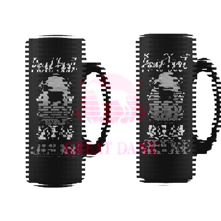 Proud Aunt Of a Great Dane Aunt Graphic Print Coffee Mug