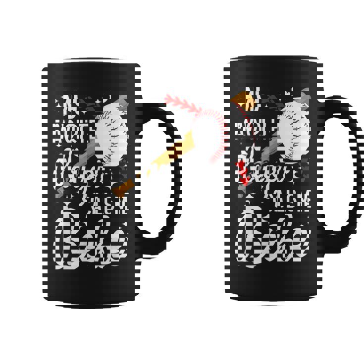 Proud Baseball Bebe Of A Baseball Player Bebe Coffee Mug