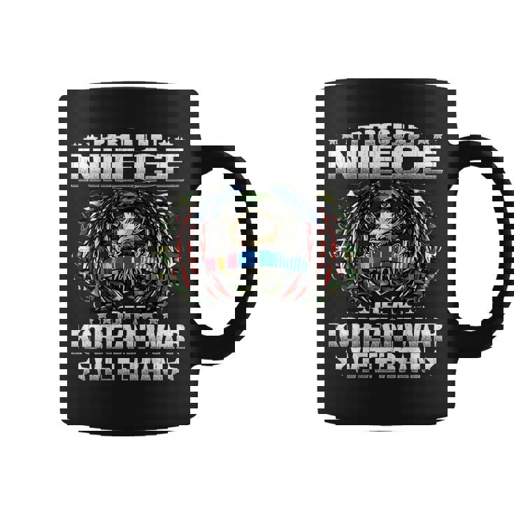 Proud Niece Of A Korean War Veteran Military Vet's Family Graphic Print Coffee Mug