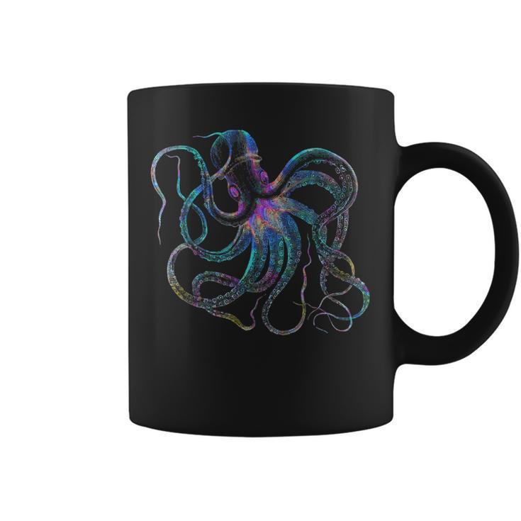 Psychedelic Octopus Octopus Tassen