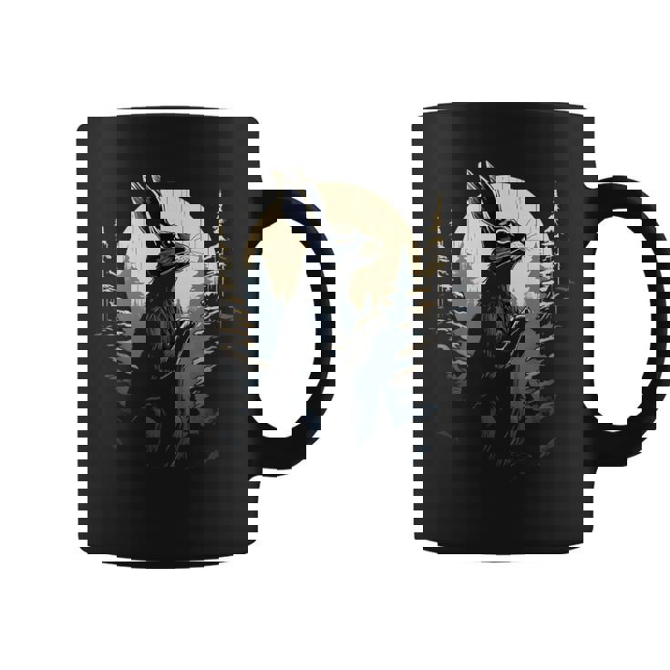 Rabbit Hare Animal Full Moon At Night Bunny Halloween Tank Top Graphic Print Coffee Mug