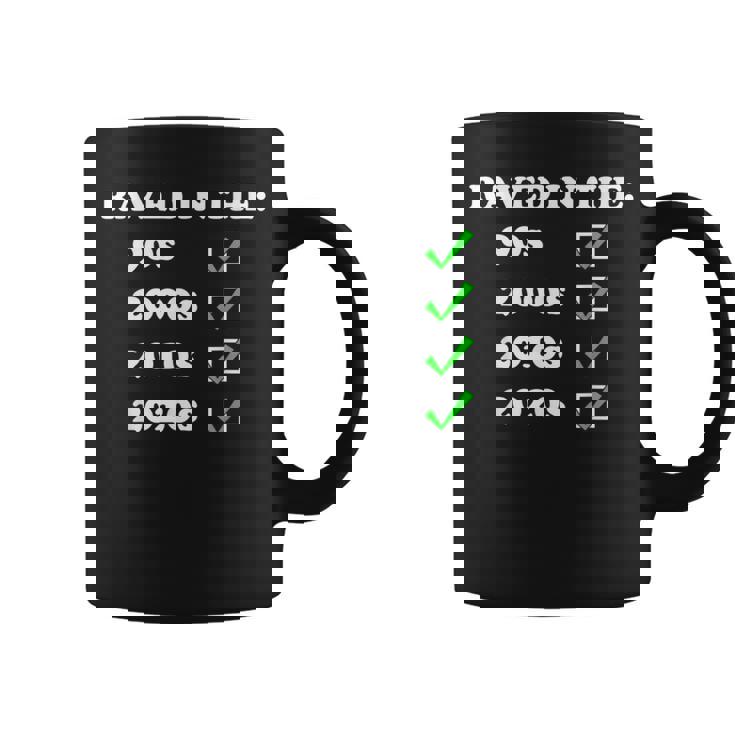 Raved In The 90s Oldschool Raver EDM Music Festival Graphic Print Coffee Mug