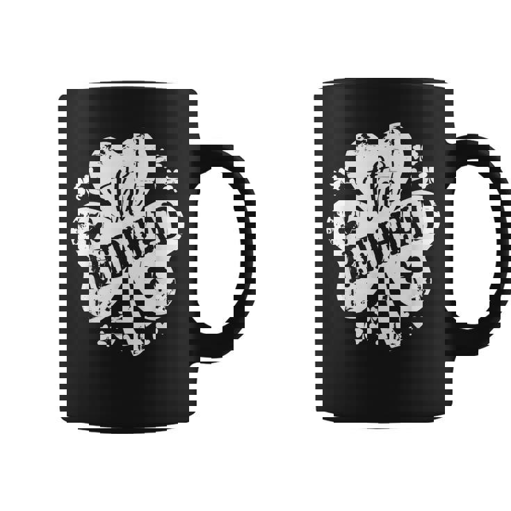 The Redhead Clovers Stamp Cute Saint Patrick's Day Fun Coffee Mug