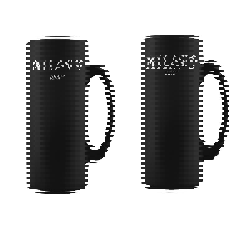 Regalo Original De La Palabra De Milano Italia Taza de café