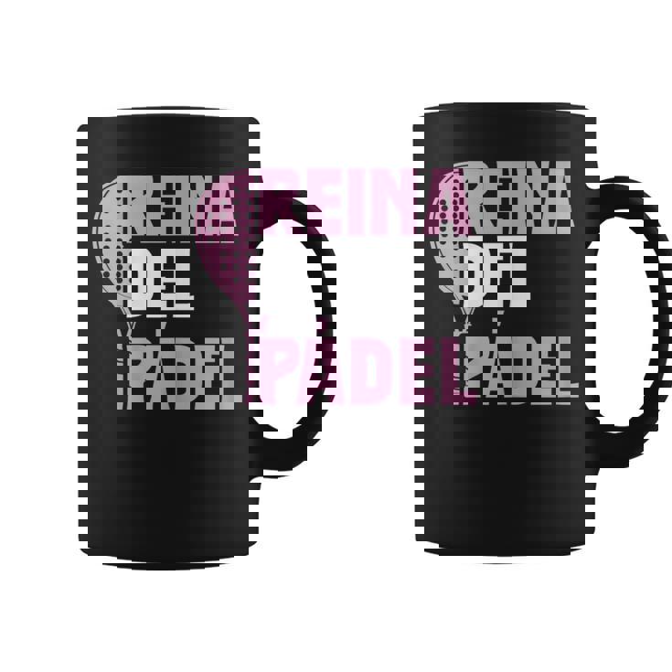 Reina Del Pádel Padelista Divertido Padel Tennis Taza de café