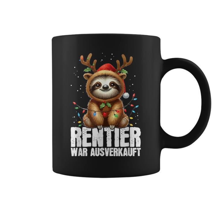 Reindeer War Sold Out Christmas Sloth Christmas Time Tassen