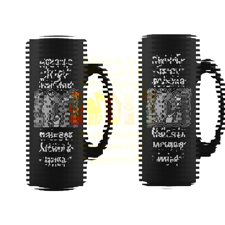 Rejoice In The Birth Of A Brown Skinned Middle Eastern Faith Graphic Print Coffee Mug