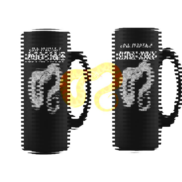 Reptile Lover Easily Distracted By Hognose Snakes Graphic Print Coffee Mug