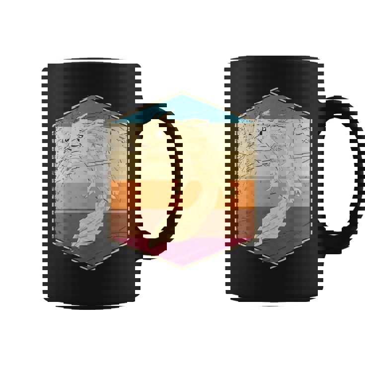 Retro Ajolote Taza de café