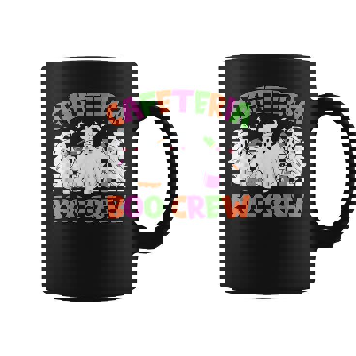 Retro Cafeteria Boo Crew Cafeteria Worker Halloween Costumes Graphic Print Coffee Mug