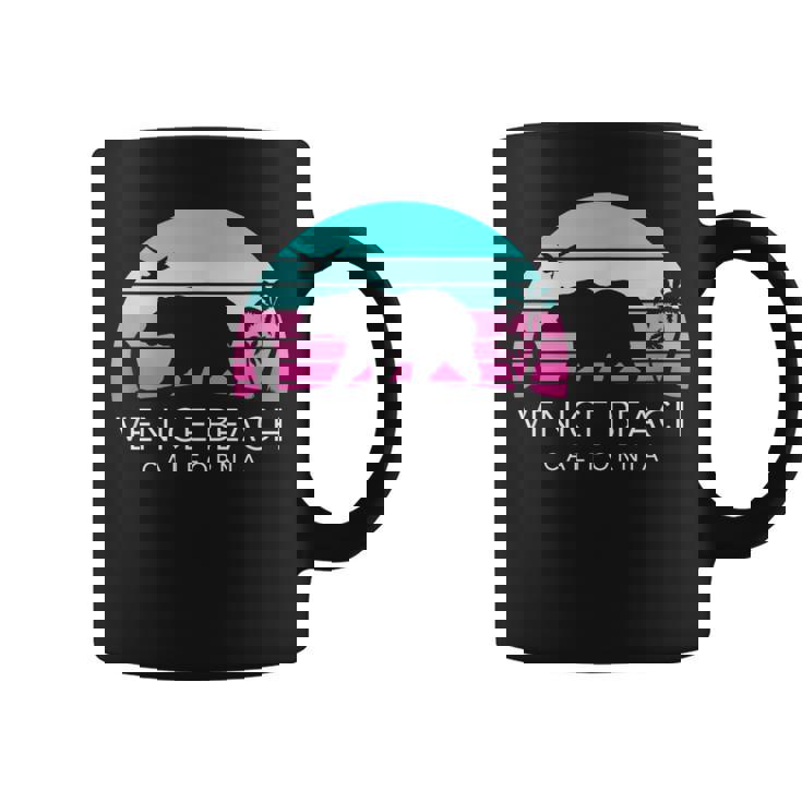 Rétro Calienice Beach Californie Ours Tasse