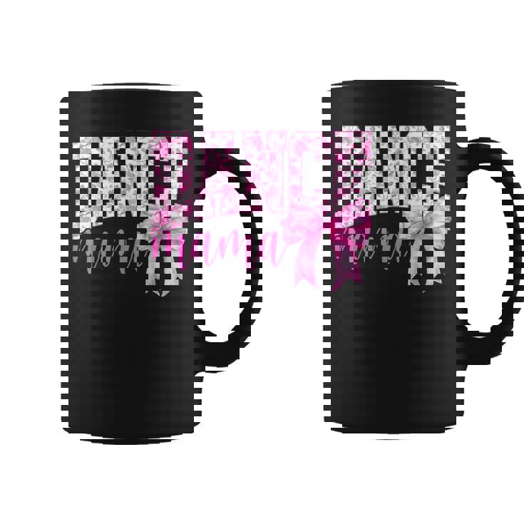 Retro Dance Mama Pink Coquette Bow Game Day Season Women Coffee Mug