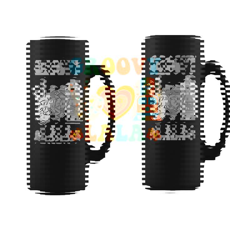 Retro Groovy Lala Grandma Hippie Family Matching Coffee Mug