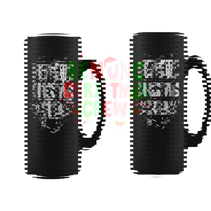 Retro Hemonc Christmas Crew Hematology Oncology Nurse Xmas Coffee Mug