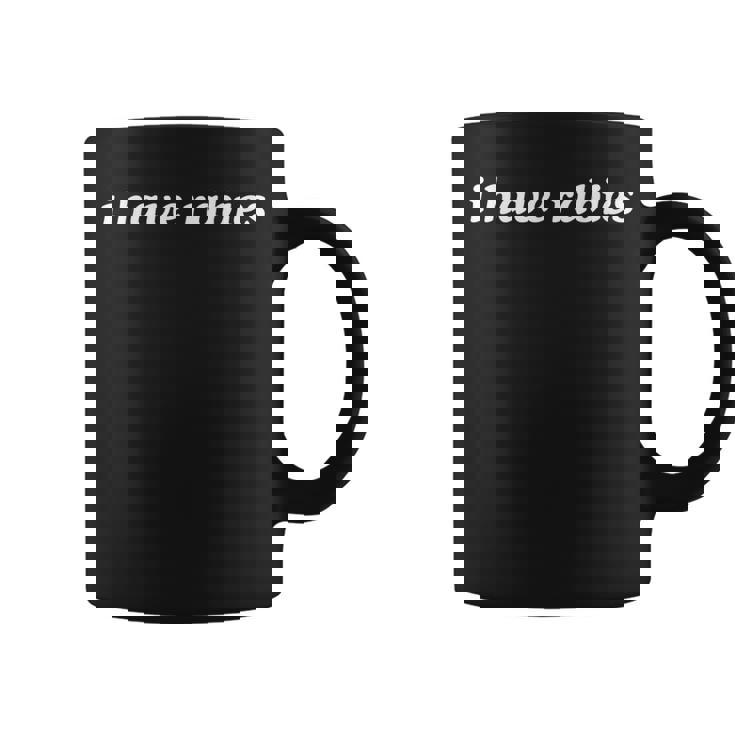 Retro Vintage I Have Rabies Meme Sarcastic Coffee Mug