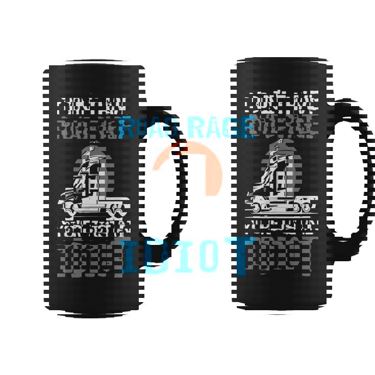 Road Rage Truck Driving Diesel Fuel Vehicle Trucker Graphic Print Coffee Mug
