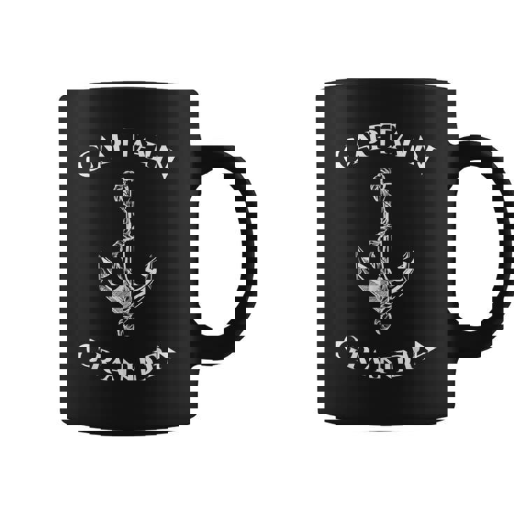 Sailing Captain Grandpa Sailor Boat Boat Anchor Sea Taza de café