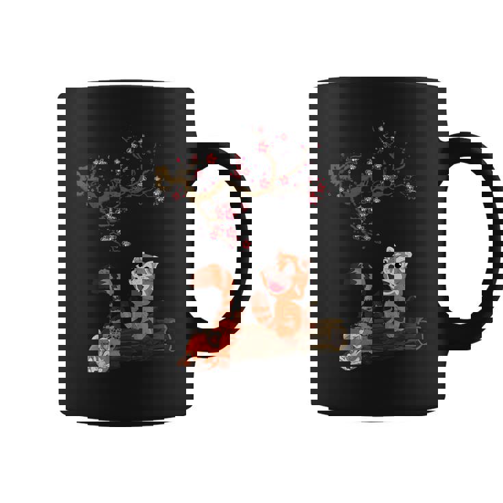 Sakura Faune Amoureux Des Ours Animal Chine Panda Roux Tasse