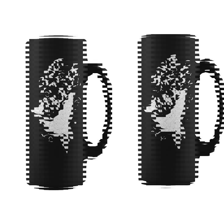 Salvar A Las Ballenas Taza de café