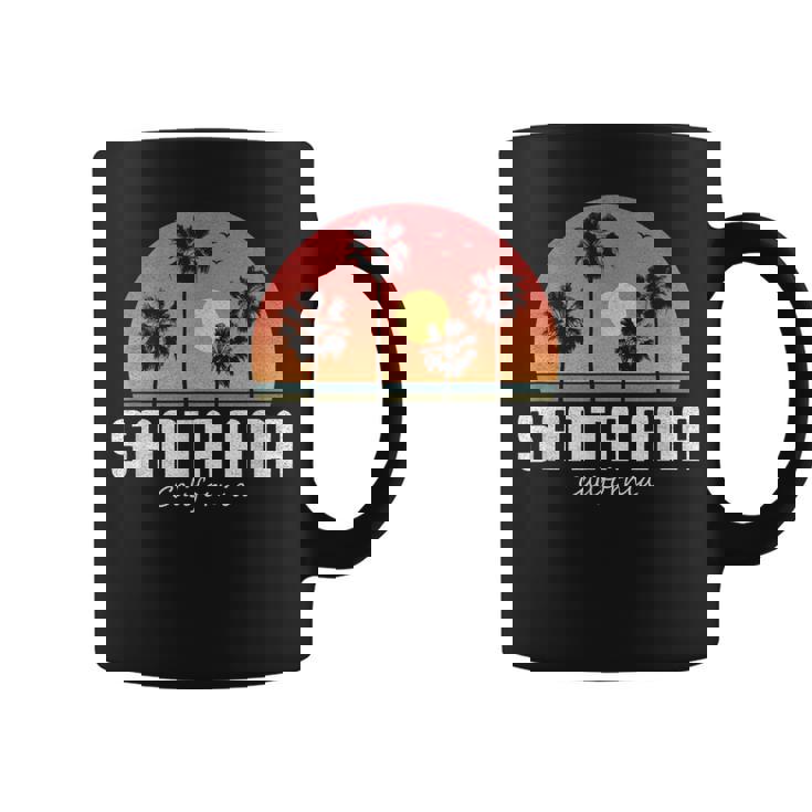 Santa AnaShirt Women Men Kids California Retro Sunset Graphic Print Coffee Mug