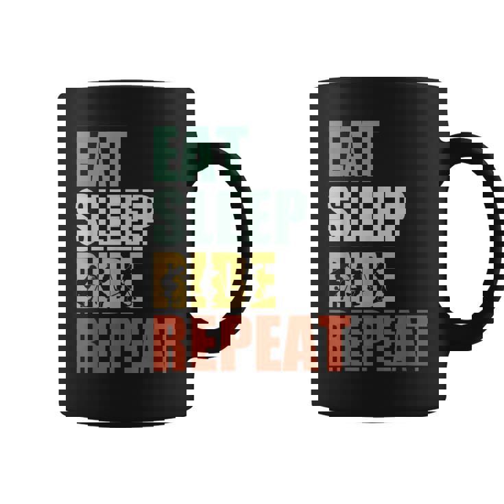 Scooter & Patinete Skater Regalo Eat Sleep Ride Repeat Taza de café