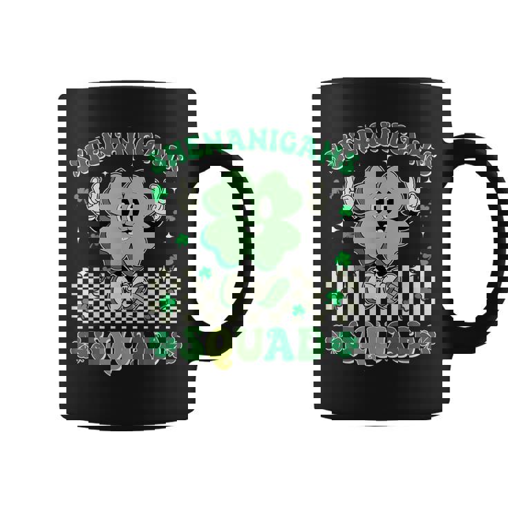 Shenanigans Squad St Patrick's Day Smile Green Proud Irish Coffee Mug