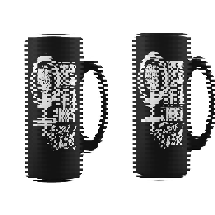 Sí Soy Feminista Y Estoy Orgullosa Chicas Feminismo Taza de café