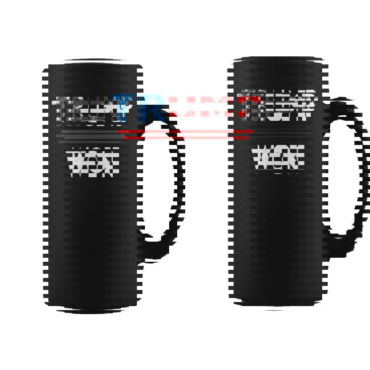 Both Side Trump Won Trump 4547Th Waste Management Coffee Mug