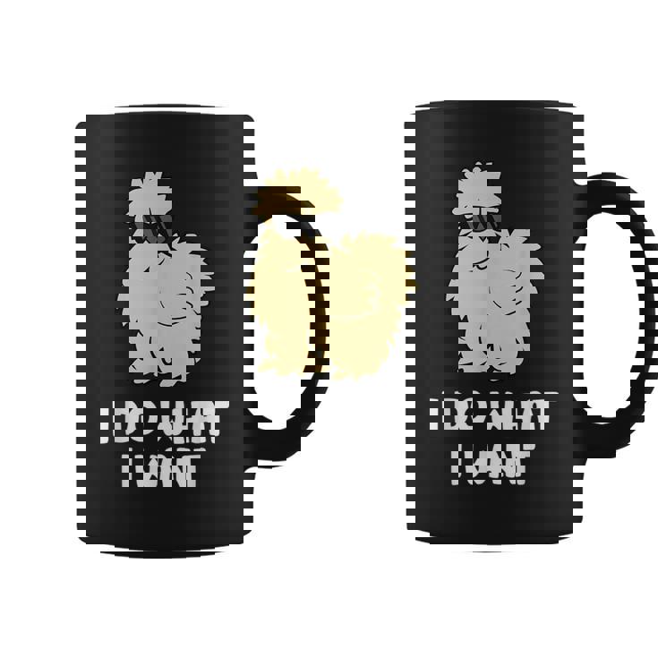 Silkie Chicken Owner I Do What I Want Pet Silkie Chicken Graphic Print Coffee Mug