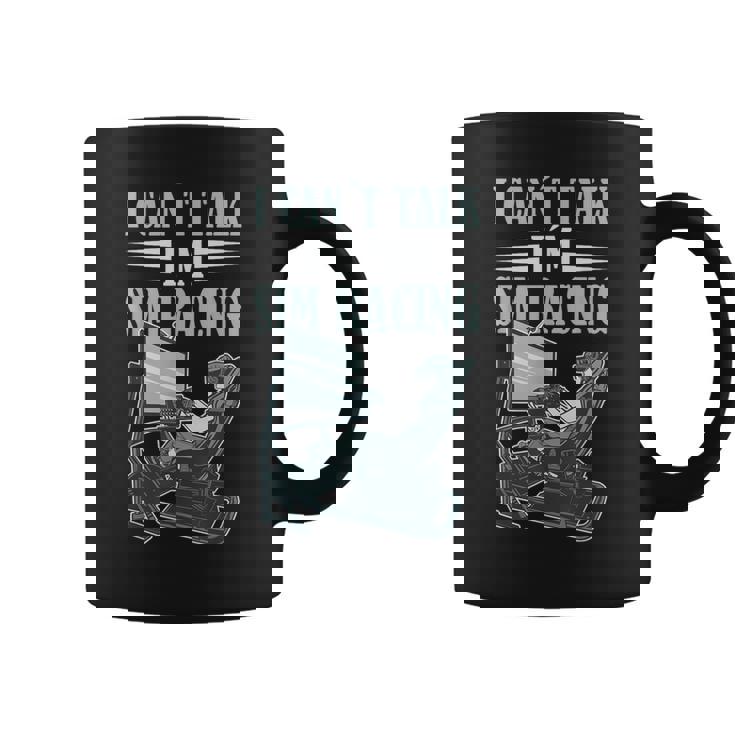 Sim Racing Equipos Simulación De Carreras Carreras En Línea Taza de café