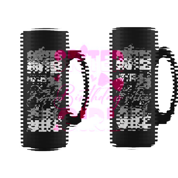 Sister Of The Birthday Girl Cat Kitty Family Matching Coffee Mug